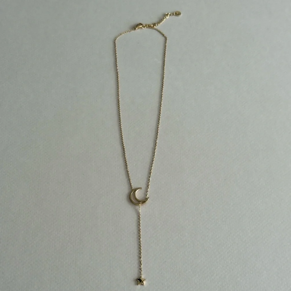 Crescent Moon Necklace #1708 - Picture 2 of 3